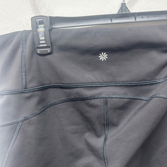Athleta black rainier tight legging workout outdoor XL - Picture 8 of 10